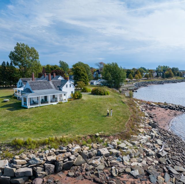 Thinkers Lodge Historic Site nestled on the Pugwash Harbour.