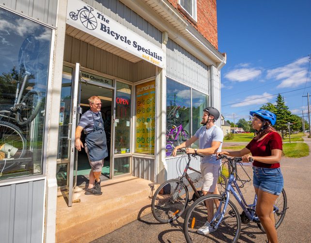 The Bicycle Specialist shop in Amherst.